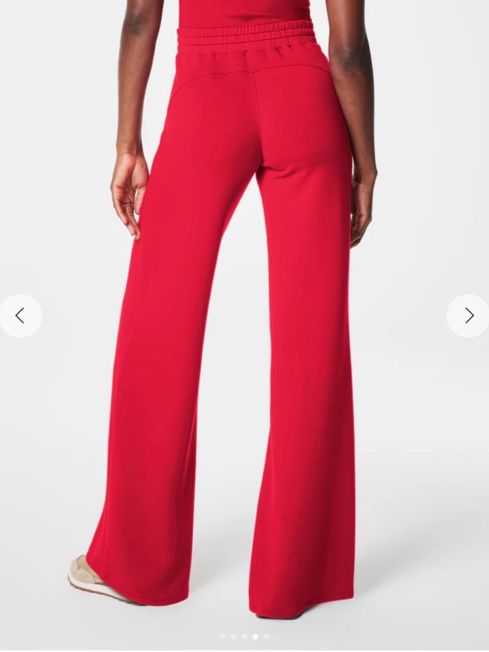 SPANX Red Relaxed Turtleneck Sweatshirt & Pants Set - Picture 4 of 4